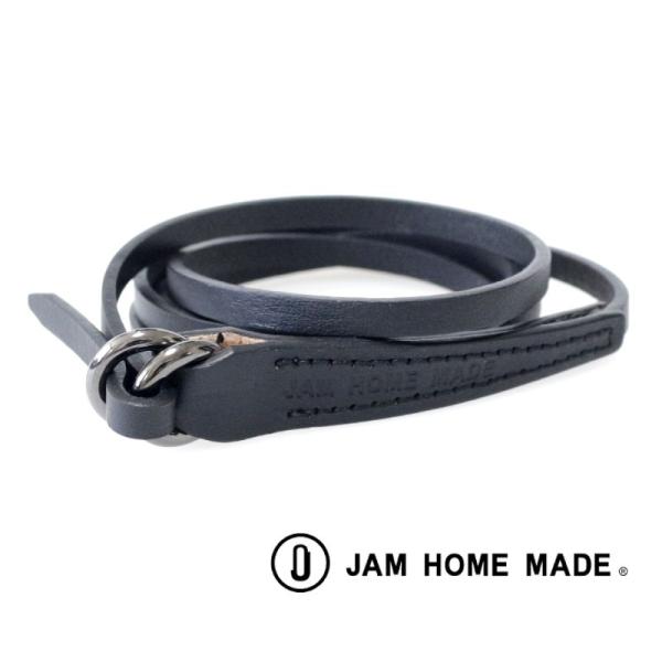 JAMHOMEMADE ジャムホームメイド レザーブレスレット 本革 牛革 カウレザー アクセサリー...