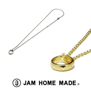 JAM HOME MADE ジャムホームメイド ROUND DIAMOND NECKLACE TYPE2 -SILVER- -GOLD- ネックレス｜upper-gate