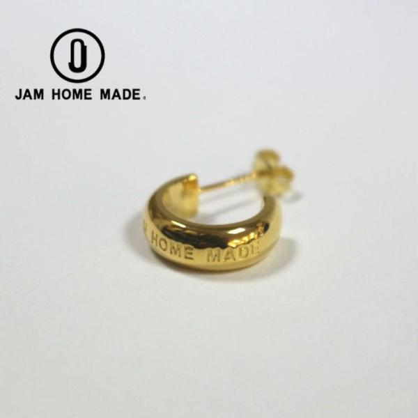 JAM HOME MADE ジャムホームメイド ラウンドダイヤモンドピアス GOLD ゴールド プレ...