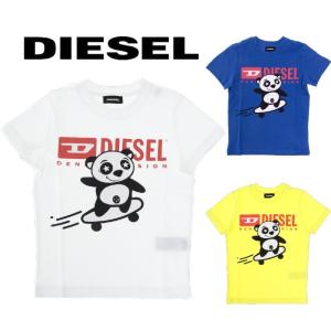 SALE セール DIESEL ディーゼル キッズ ジュニア プリントTシャツ パンダ 半袖 ブランド 子供服 おしゃれ 子ども