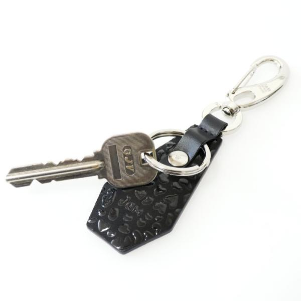 JAM HOME MADE ジャムホームメイド 印傳 - 印伝屋 棺桶 キーホルダー レオパード柄 ...