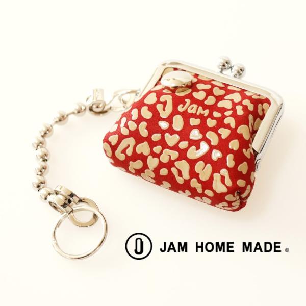 JAMHOME MADE ジャムホームメイド がま口コインケース アクセサリーケース レオパード ヒ...