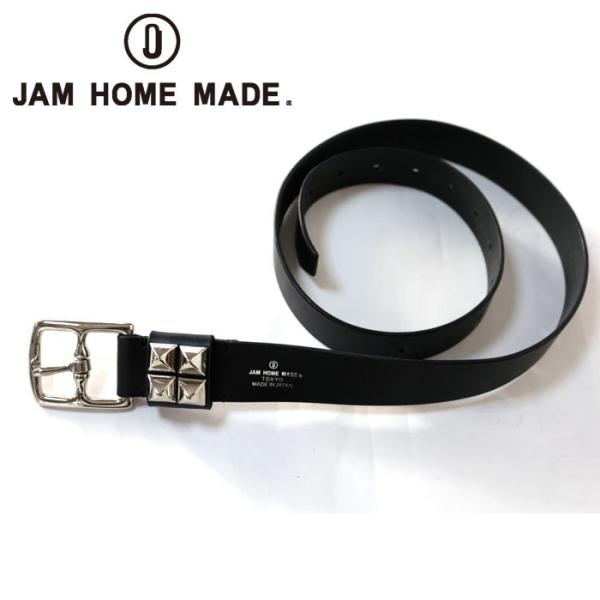 JAM HOME MADE ジャムホームメイド POST プレーンスタッズベルト -DOUBLE- ...