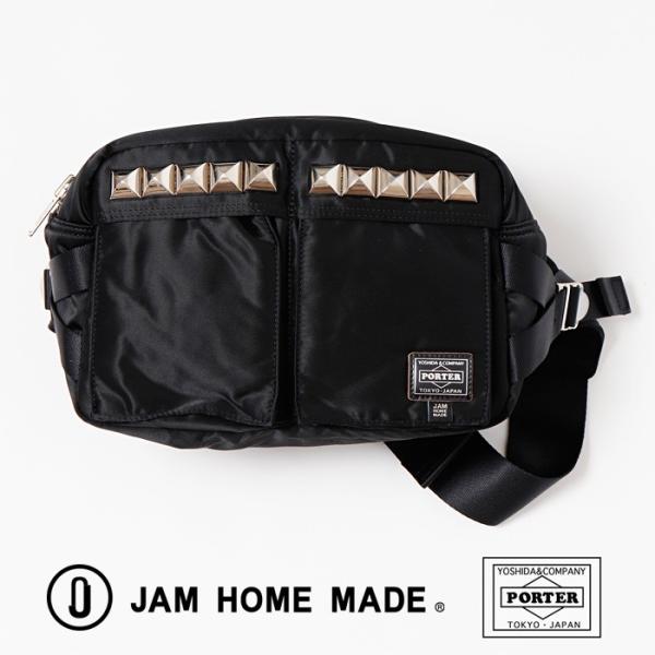 JAM HOME MADE ジャムホームメイド ポーター PORTER スタッズ ウエストバッグ ウ...