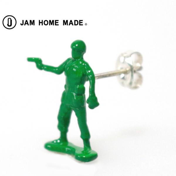 JAM HOME MADE トイ・ストーリー TOYSTORY グリーンアーミーメン ピアス シルバ...