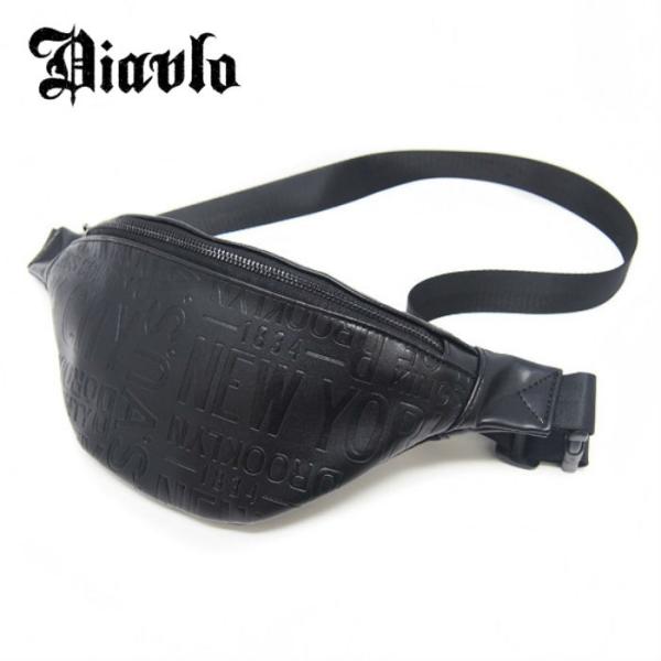 Diavlo ディアブロ エンボスボディバッグ メンズ レディース ユニセックス 型押し カジュアル...