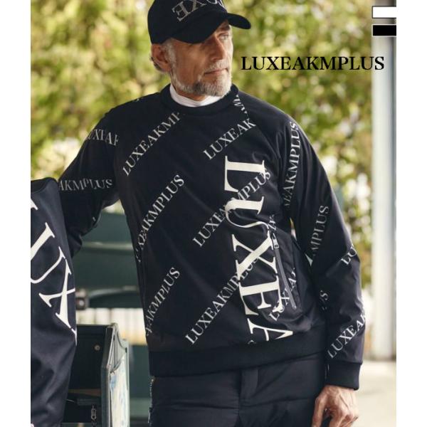 LUXEAKMPLUS リュクスエイケイエムプラス 総柄中綿スニードジャック メンズ ゴルフ GOL...