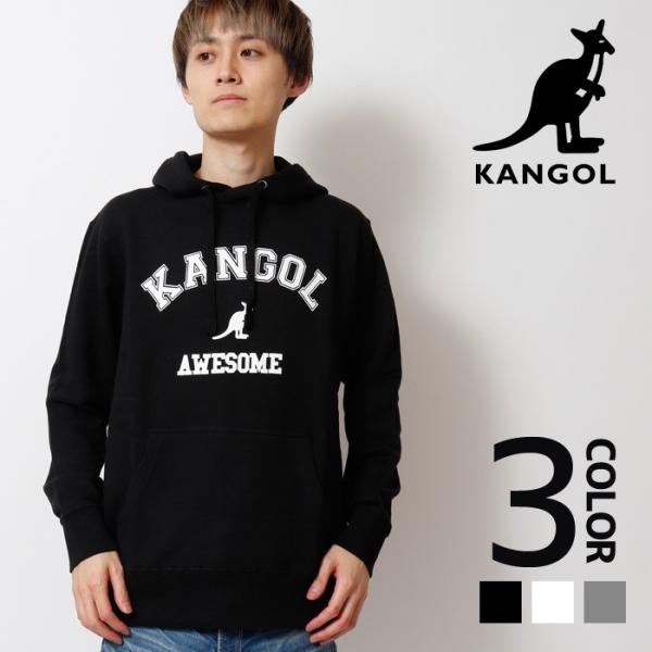 KANGOL カンゴール プリントプルオーバーパーカー メンズ レディース 男女兼用 長袖 トップス...
