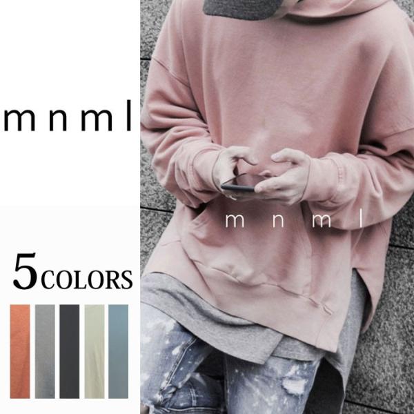 mnml ミニマル ESSENTIAL HOODIE パーカー ビック シルエット mens メンズ