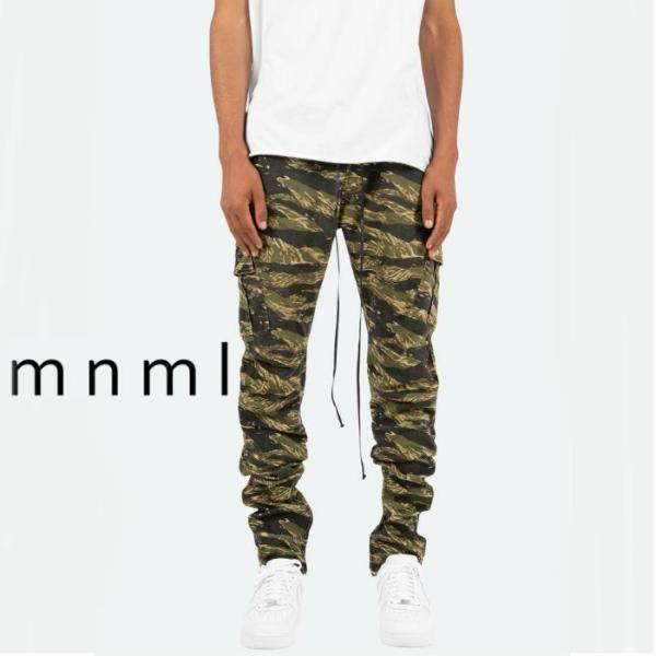 ミニマル mnml ドロコード カーゴパンツ タイガーカモ 迷彩 カモフラ ストリート系 B系 HI...