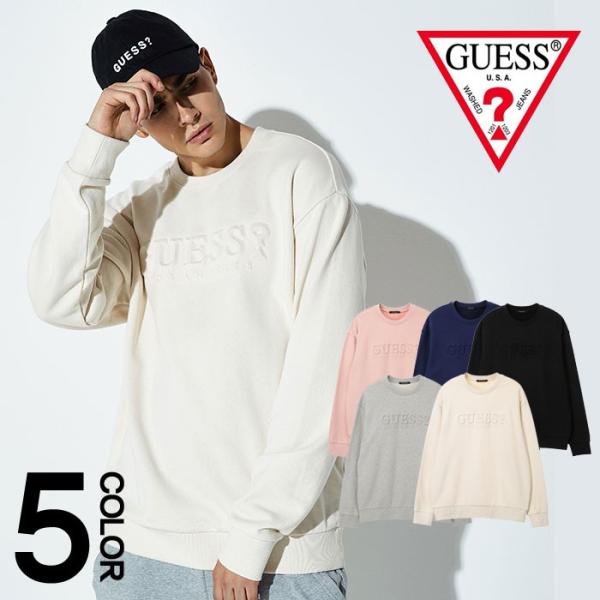 2018 GUESS ゲス Sweatスウェット プルオーバー トレーナー 長袖 カジュアル ブラン...