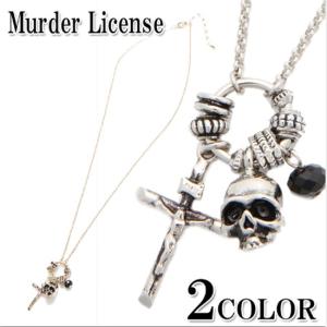 マーダーライセンス Murder License スカルミックスリングネックレス