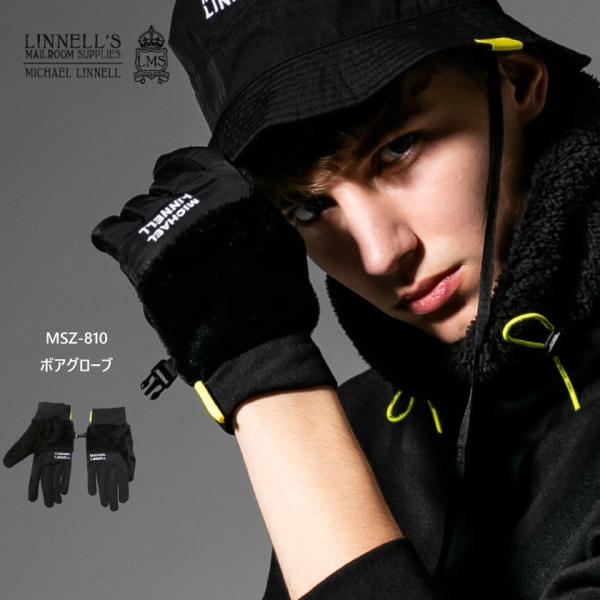 マイケルリンネル MICHAEL LINNELL ボア付グローブ 手袋 アウトドア 小物 雑貨 男性...