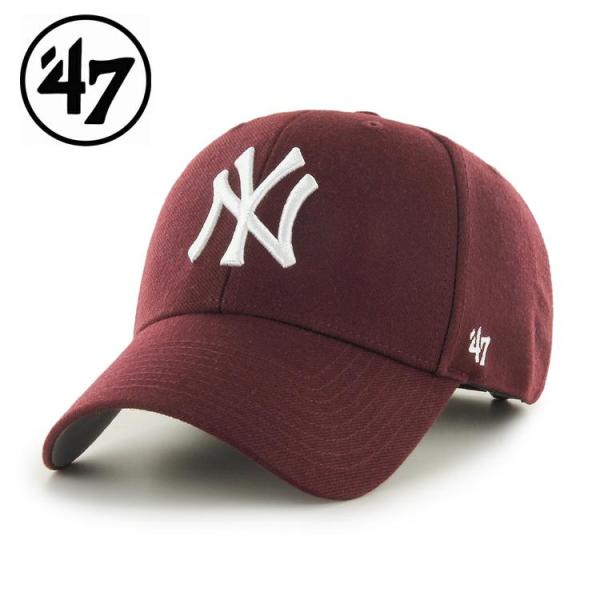 47 フォーティーセブン　Yankees ‘47 MVP Dark Maroon キャップ cap ...