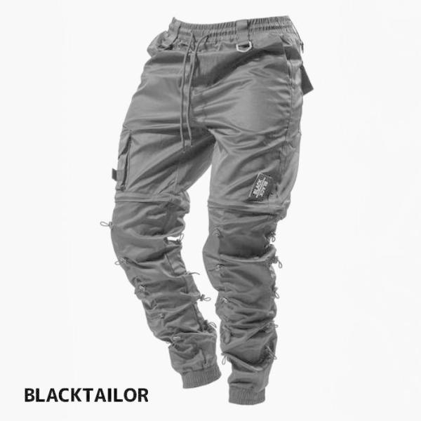BLACKTAILOR ブラックテイラー N25 CARGO BLACK メンズ カーゴパンツ ジョ...