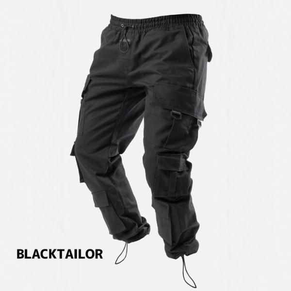 BLACKTAILOR ブラックテイラー N30 CARGO BLACK スト系 ストリート メンズ...