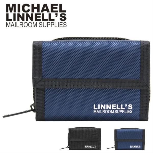 マイケルリンネル 財布 ウォレット 男女兼用 小銭入れ付き三つ折り財布