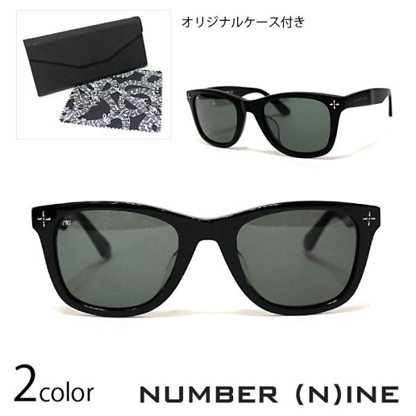 NUMBER (N)INE ナンバーナイン Type1 ウェリントンサングラス マット ブラック メ...