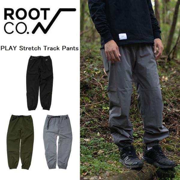 ROOT CO. ルートコー PLAY Stretch Track Pants ロングパンツ メンズ...