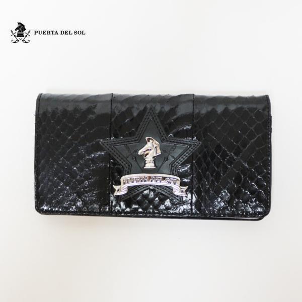 PUERTA DEL SOL プエルタデルソル 長財布 タルプレートスネークロングウォレット 財布