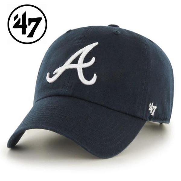 47 フォーティーセブン Braves ’47 CLEAN UP Navy キャップ cap 野球 ...