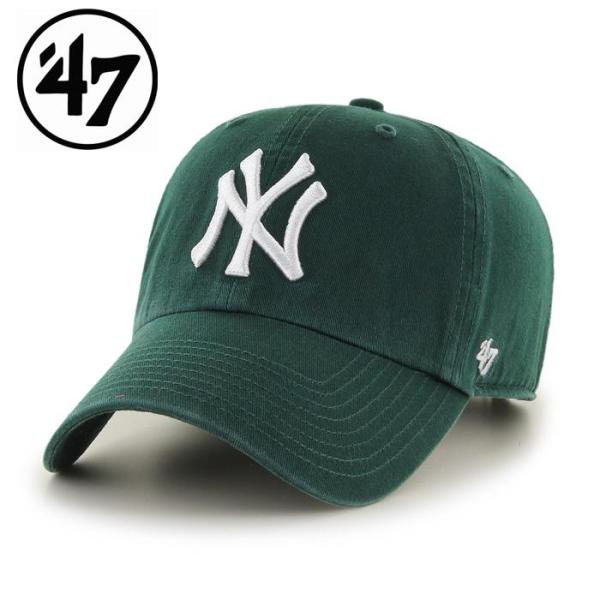 47 フォーティーセブン Yankees ‘47 CLEAN UP Dark Green メンズ レ...