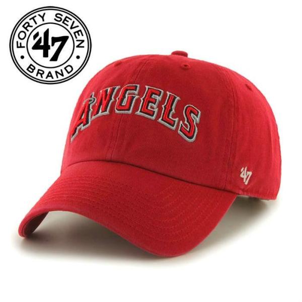 47Brand フォーティーセブンブランド キャップ CAP 帽子 エンゼルス キャップ スクリプト...