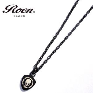 Roen BLACK ロエンブラック ネックレス クリスタルガラスネックレス スカル｜upper-gate