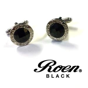 Roen BLACK ロエンブラック カフスカットストーン rot-103  メンズ アクセサリー ストーン｜upper-gate