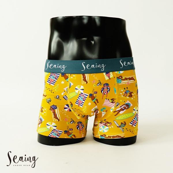 Seaing シーイング ボクサーパンツ BEACH SIDE メンズ 下着 パンツ ブランド おし...
