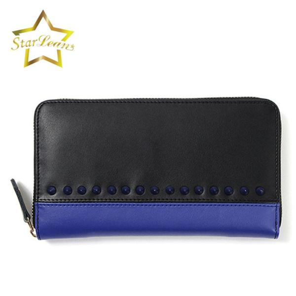 スターリアン StarLean 財布 スタッズラウンドファスナー 長財布 ウォレット ユニセックス