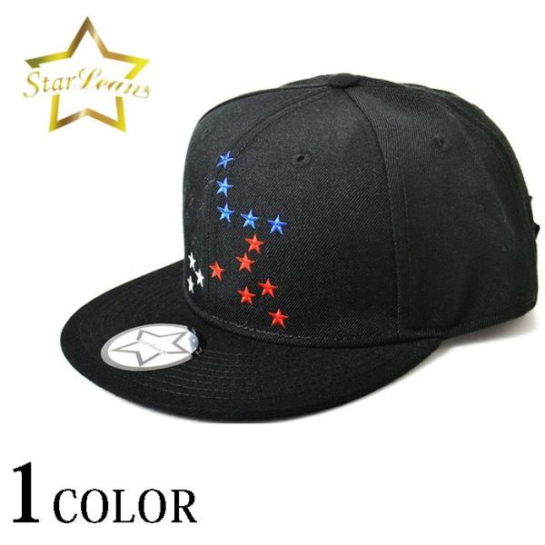 スターリアン StarLean 歪みスター刺繍ベースボールキャップ MULTI ベースボールキャップ...
