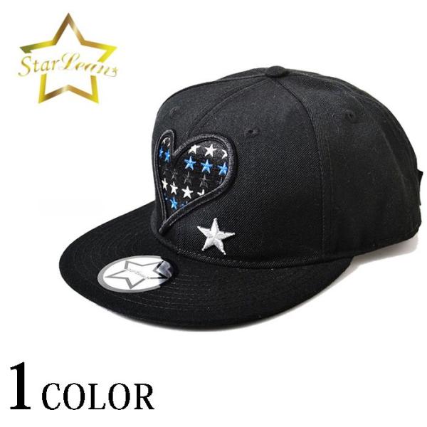 スターリアン StarLean Blue Herart 刺繍ベースボールキャップ ベースボールキャッ...