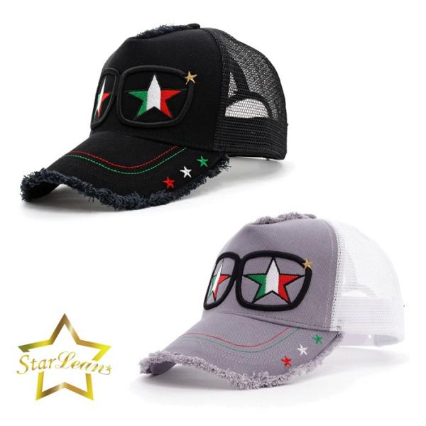 スターリアン StarLean キャップ CAP 帽子 メンズ サングラス刺 メッシュキャップ レデ...