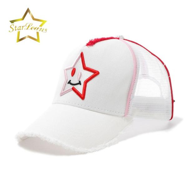 StarLean スターリアン キャップ ユニセックス 男女兼用 CAP 帽子 スマイル スター 刺...