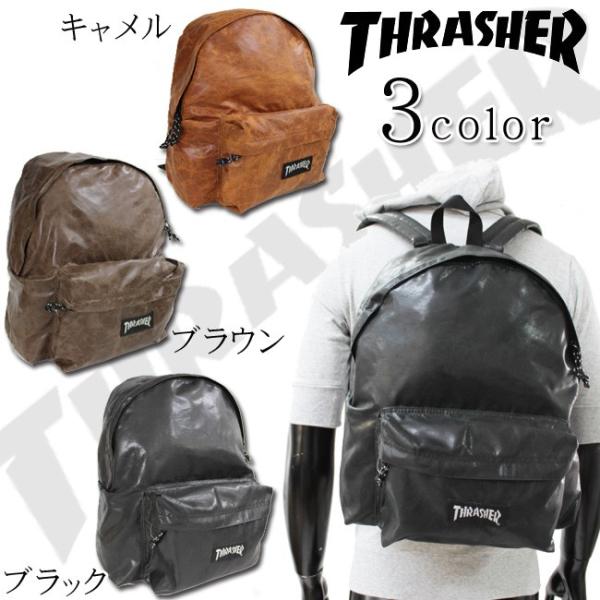 スラッシャー THRASHER　PU 多機能デイパック/バックパック バッグ リュック メンズ