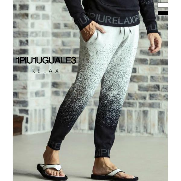 1PIU1UGUALE3 RELAX ウノピゥウノウグァーレトレ リラックス グラデーションニットパ...