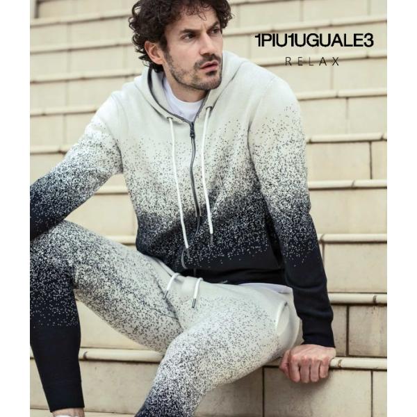1PIU1UGUALE3 RELAX ウノピゥウノウグァーレトレ リラックス グラデーションニット ...