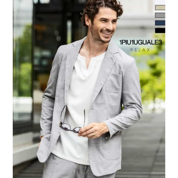 1PIU1UGUALE3 RELAX ウノピゥウノウグァーレトレ リラックス ベーシックジャケット ...