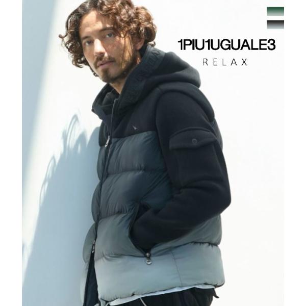 1PIU1UGUALE3 RELAX ウノピゥウノウグァーレトレ リラックス グラデーションニットコ...