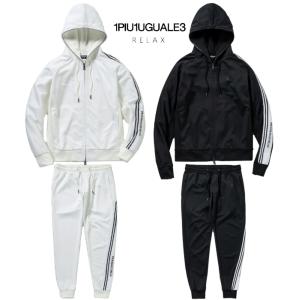 国内発送【1PIU1UGUALE3】ジャージーラインパンツ / スポーツ JERSEY PANTS［BLACK］ | VATOMCE | 1PIU1UGUALE3正規店