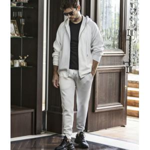 1PIU1UGUALE3 RELAX セットアップ メンズ スウェット カモ×ペイズリー