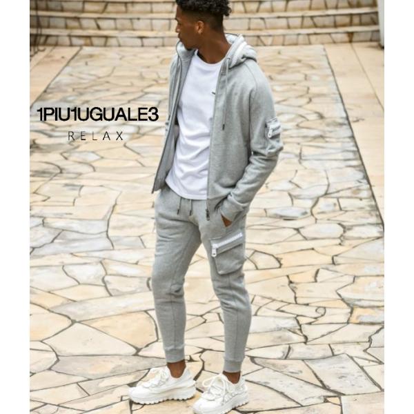 1PIU1UGUALE3 RELAX ウノピゥウノウグァーレトレ リラックス セットアップ メンズ ...