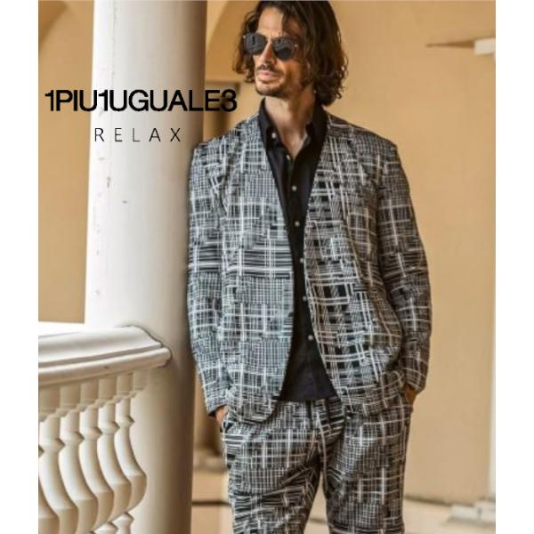 1PIU1UGUALE3 RELAX ウノピゥウノウグァーレトレ リラックス セットアップ メンズ ...