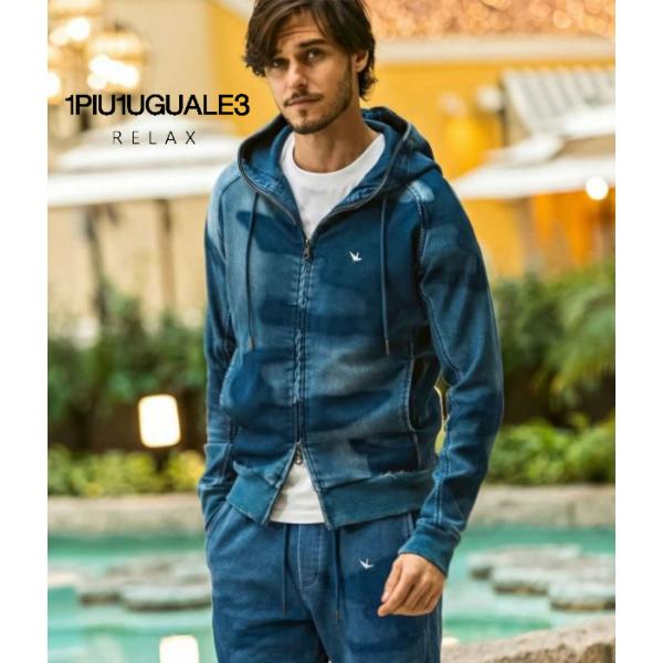 1PIU1UGUALE3 RELAX ウノピゥウノウグァーレトレ リラックス セットアップ メンズ ...