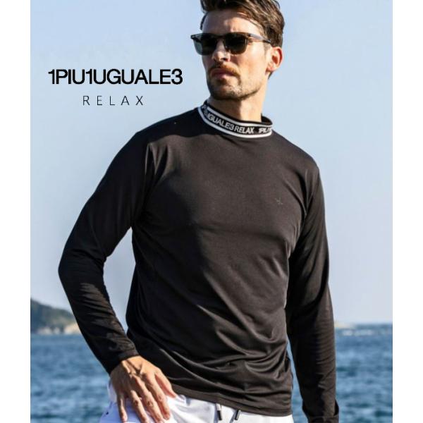 1PIU1UGUALE3 RELAX ウノピゥウノウグァーレトレ リラックス ネックロゴラッシュガー...