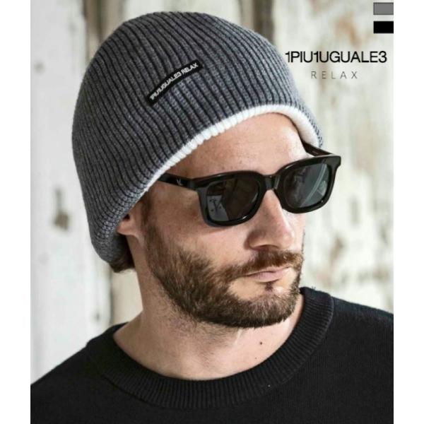 1PIU1UGUALE3 RELAX ウノピゥウノウグァーレトレ リラックス バルーンニット帽 ユニ...
