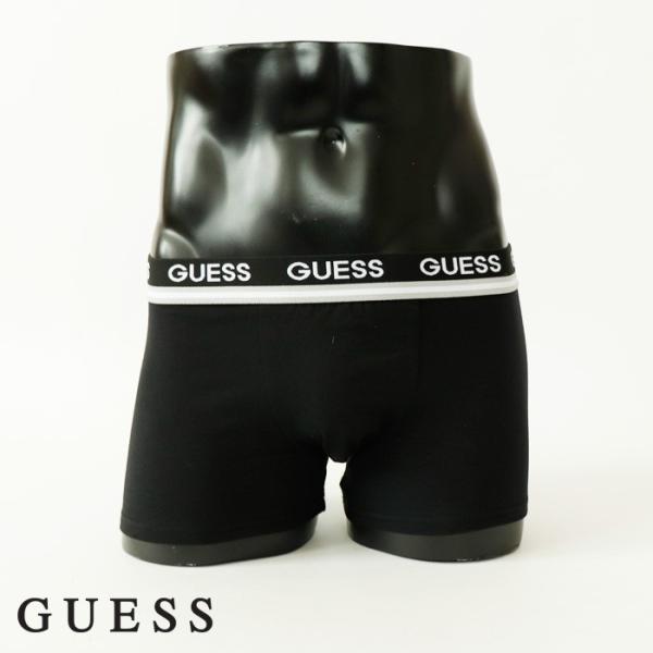 ゲス guess ボクサーパンツ BLK メンズ 下着 パンツ ブランド おしゃれ 派手 かわいい ...