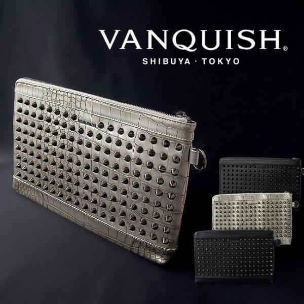 VANQUISH ヴァンキッシュ バンキッシュ スタッズタブレット クラッチバッグ