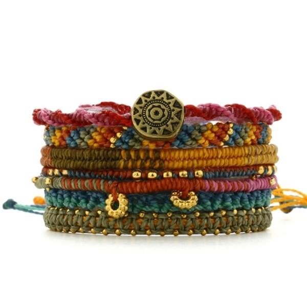 wakami ワカミ アースブレスレット ブランド 7ストランド 日本限定モデル 7本セット レディ...